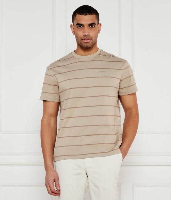 Футболка Calvin Klein с полосками, бежевый
Футболка Calvin Klein с полосками, бежевый