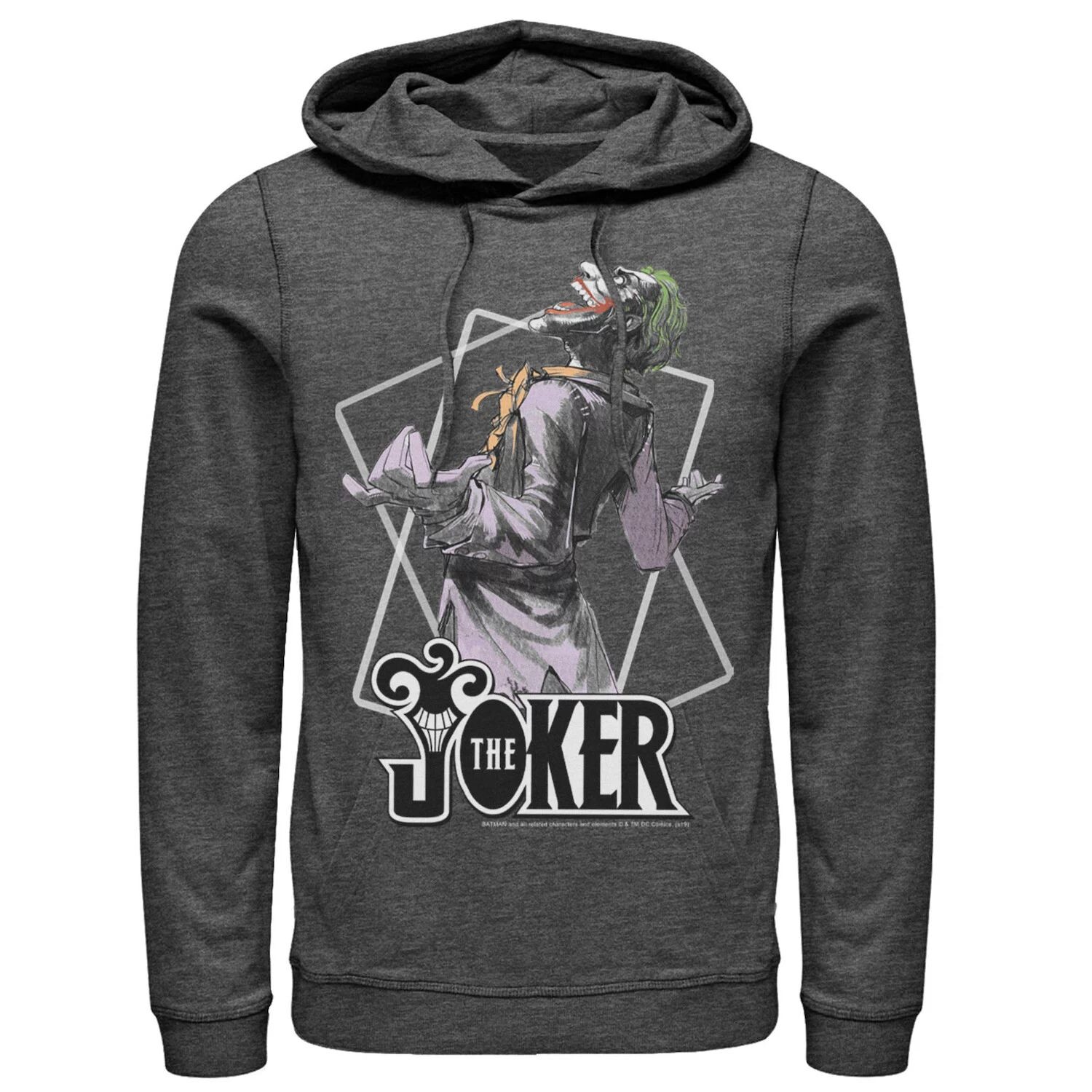 Мужская худи с контуром карты Джокер DC Comics
Мужская худи с контуром карты Джокер DC Comics