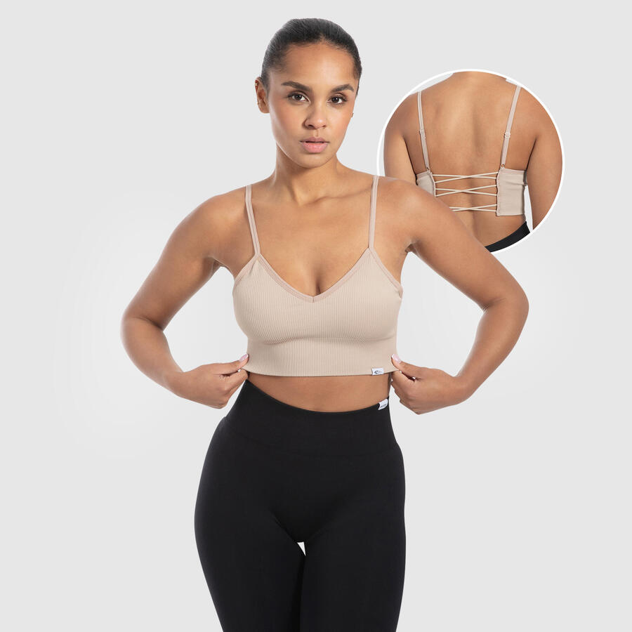 SMILODOX Женский спортивный бюстгальтер Alma бежевый
SMILODOX Женский спортивный бюстгальтер Alma бежевый