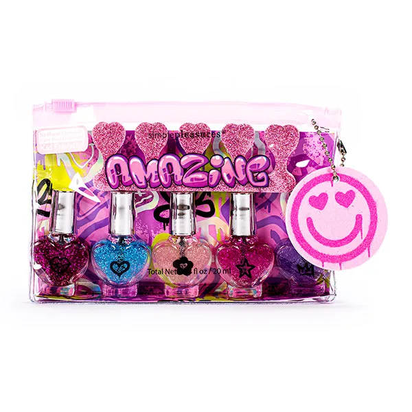 Детский маникюрный набор SET NAIL POLISH SMILE BACK TO SCHOOL Tri-Coastal, 1 UD 
Детский маникюрный набор SET NAIL POLISH SMILE BACK TO SCHOOL Tri-Coastal, 1 UD