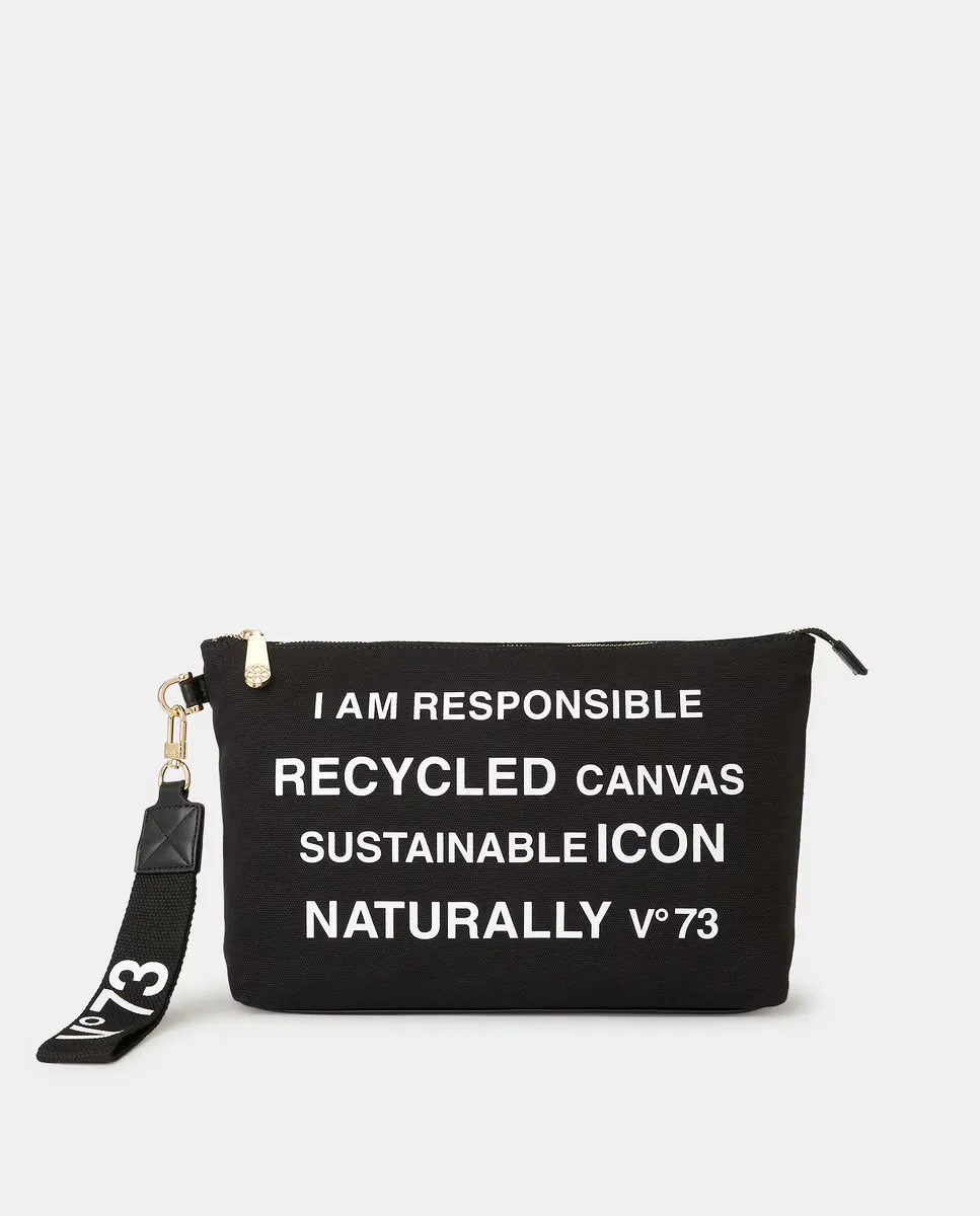 Большая косметичка из переработанного хлопка Vº73 Venezia, черный
Большая косметичка из переработанного хлопка Vº73 Venezia, черный