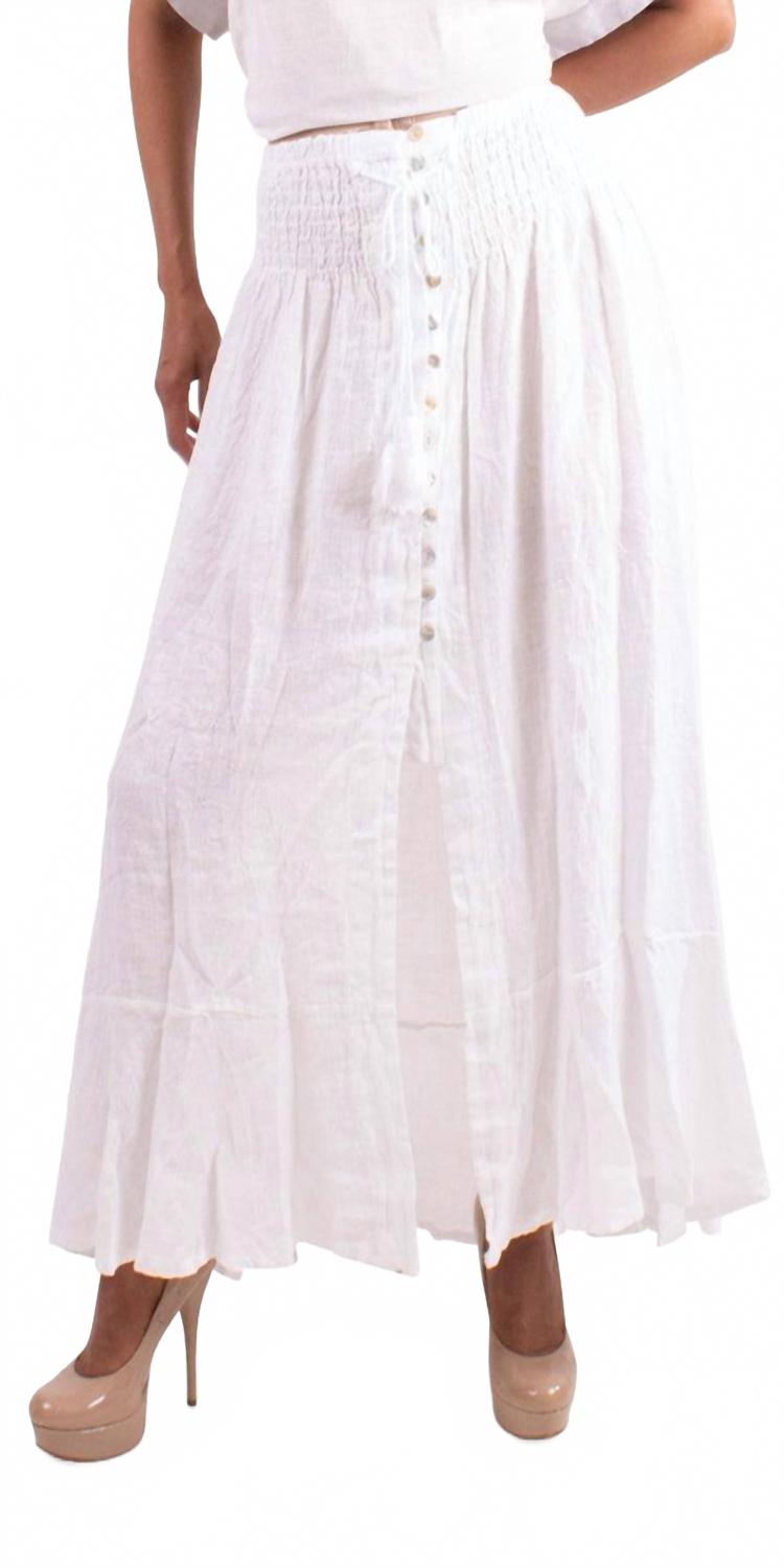 Юбка макси Magdalena из льна белого цвета Gigi Moda, белый
Юбка макси Magdalena из льна белого цвета Gigi Moda, белый