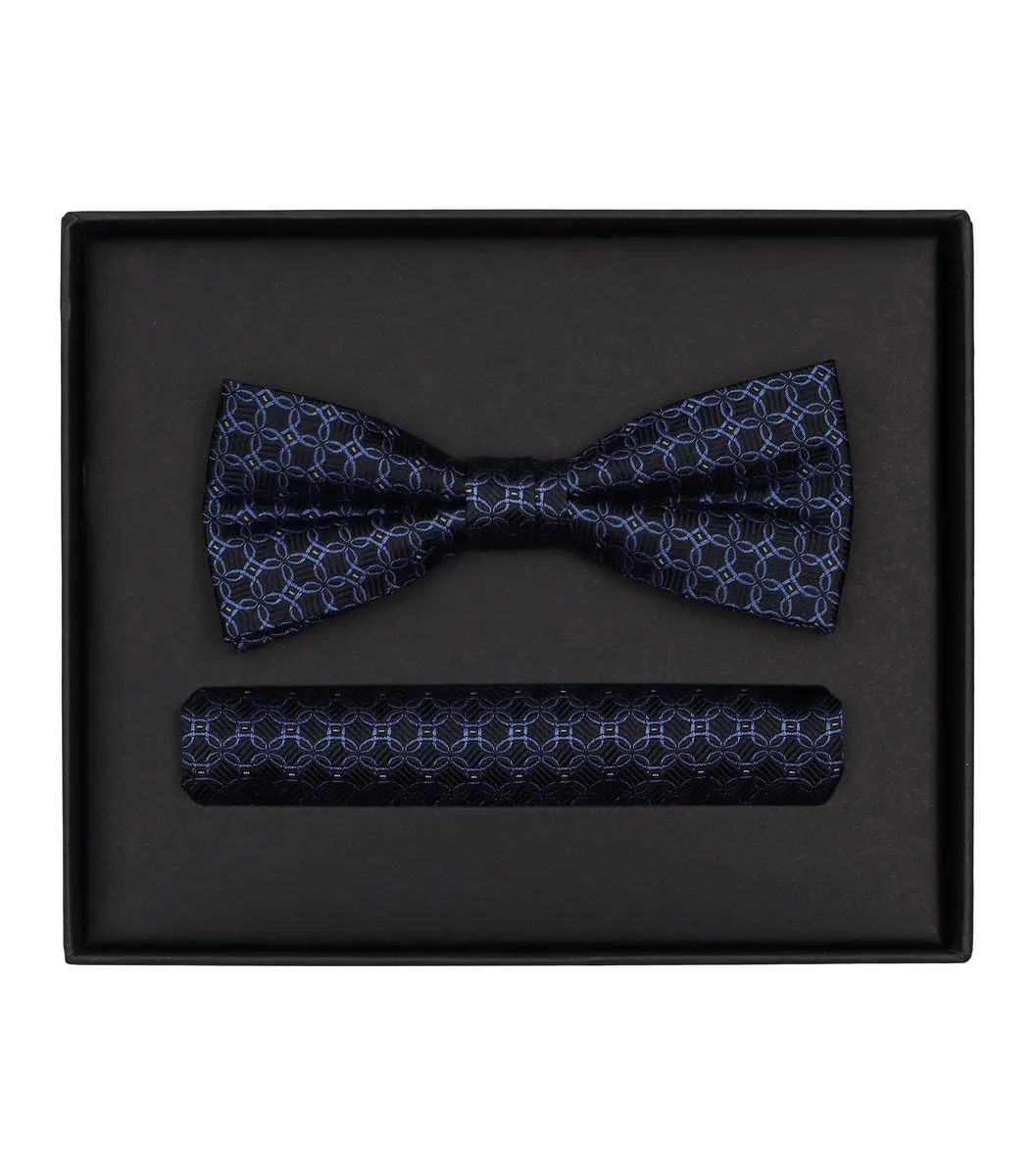 Галстук-бабочка VENTI "Комплект из галстука-бабочки и нагрудного платка VENTI с рисунком", синий
Галстук-бабочка VENTI "Комплект из галстука-бабочки и нагрудного платка VENTI с рисунком", синий