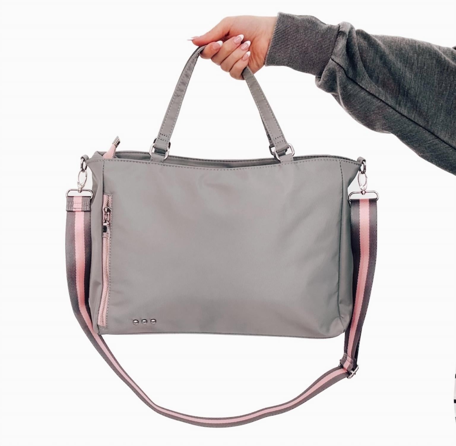 Серая нейлоновая сумка-шоппер Nina Pretty Simple, серый
Серая нейлоновая сумка-шоппер Nina Pretty Simple, серый