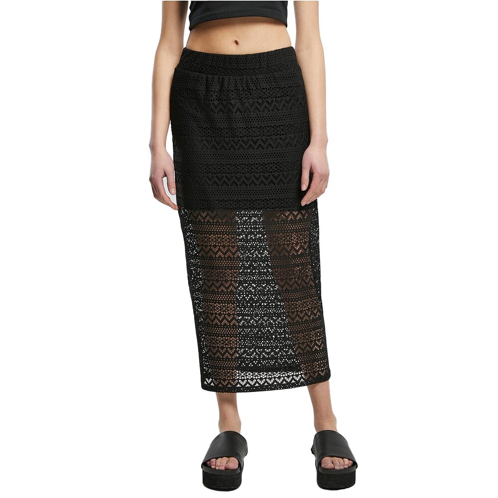 Юбка Urban Classics Stretch Crochet Lace Midi, черный
Юбка Urban Classics Stretch Crochet Lace Midi, черный