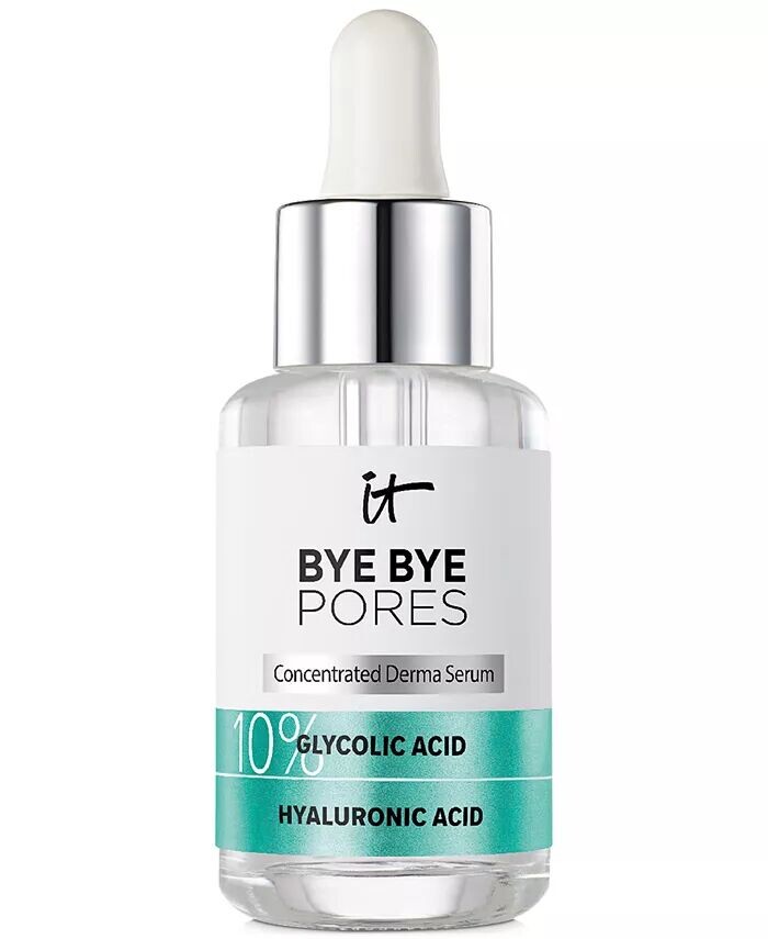 Bye Bye Pores Концентрированная сыворотка для дермы с 10% гликолевой кислоты It Cosmetics
Bye Bye Pores Концентрированная сыворотка для дермы с 10% гликолевой кислоты It Cosmetics
