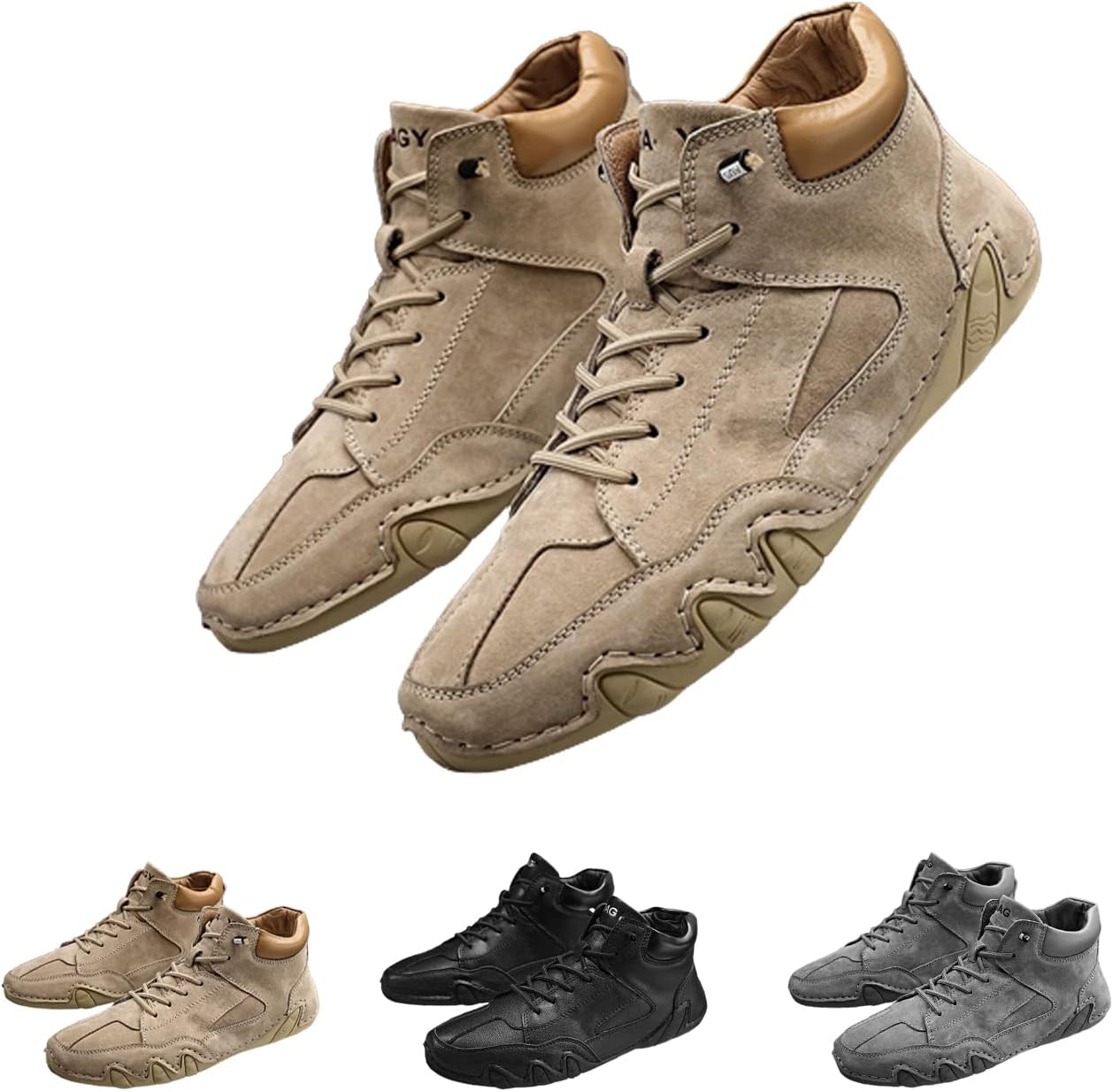 AINIJIA&HOLO Итальянские высокие ботинки из замши ручной работы, мужские кожаные кроссовки Чакка, нескользящие дышащие высокие ботинки, Khaki
AINIJIA&HOLO Итальянские высокие ботинки из замши ручной работы, мужские кожаные кроссовки Чакка, нескользящие дышащие высокие ботинки, Khaki