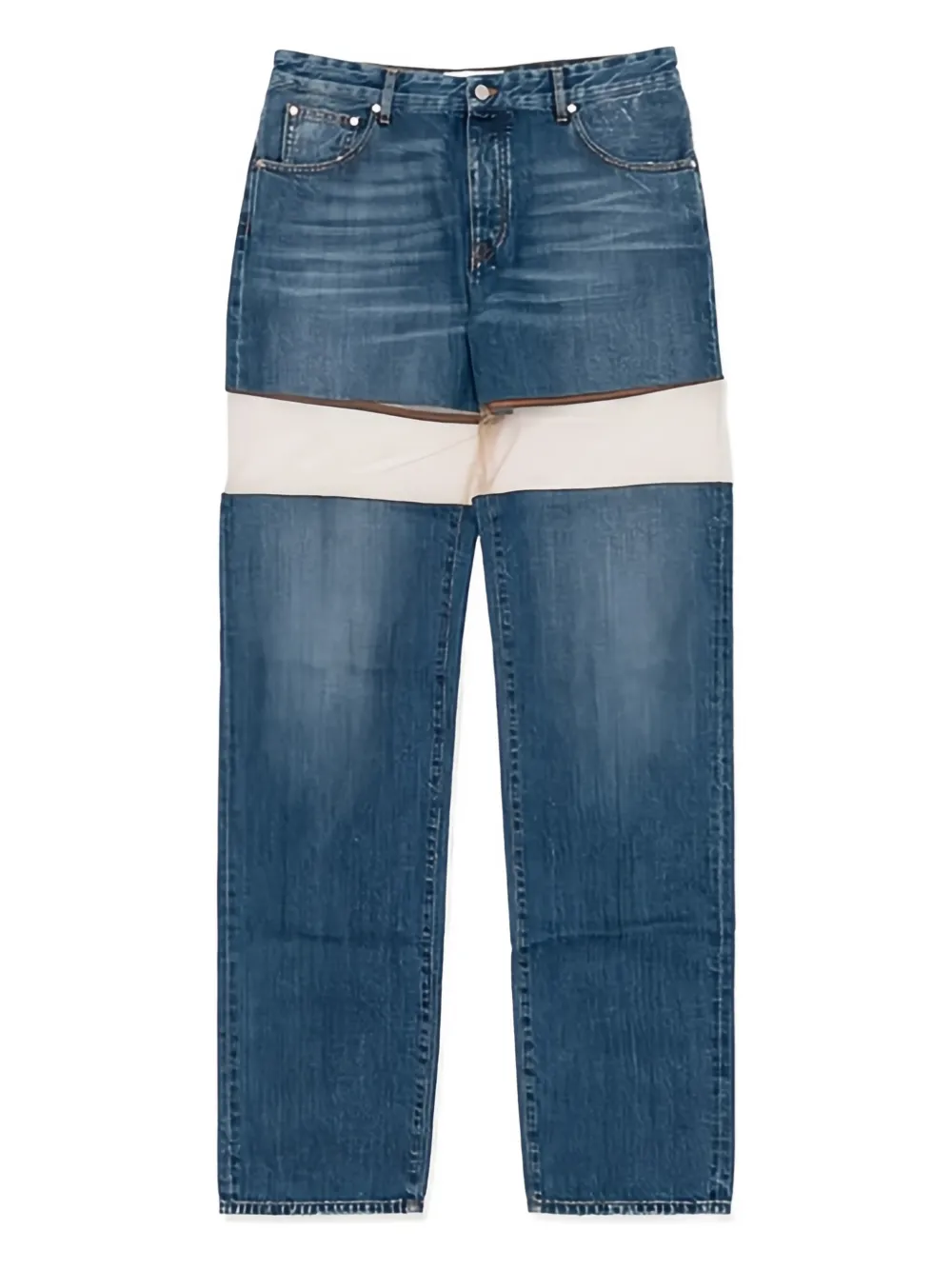 Джинсы с панелями и пятью карманами Duran Lantink, синий
Джинсы с панелями и пятью карманами Duran Lantink, синий