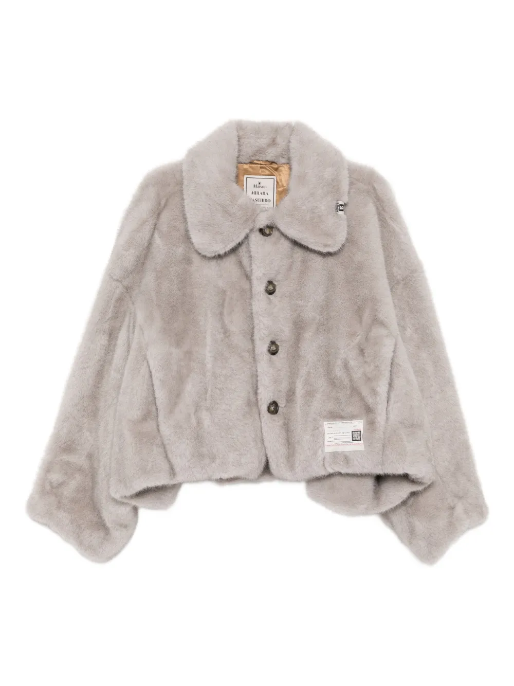 Пальто с подворотами Maison Mihara Yasuhiro, серый
Пальто с подворотами Maison Mihara Yasuhiro, серый