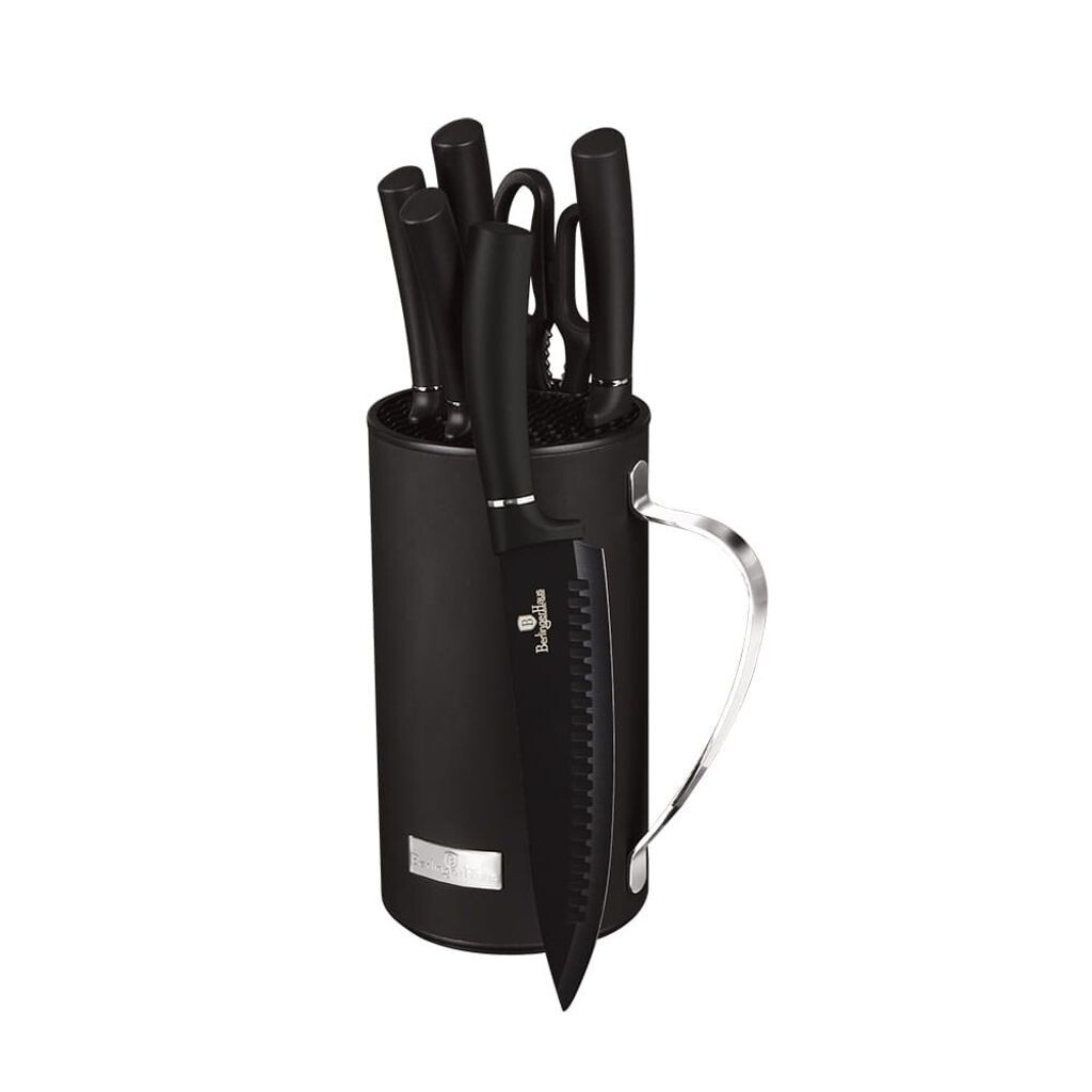 Нож Berlingerhaus в подставке 7 шт Black Silver Collection BH-2480, черный
Нож Berlingerhaus в подставке 7 шт Black Silver Collection BH-2480, черный