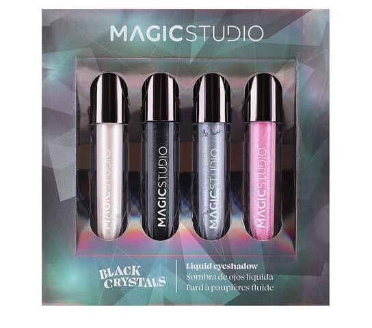 Набор жидких теней для век, 4 шт. Magic Studio, Black Crystals 
Набор жидких теней для век, 4 шт. Magic Studio, Black Crystals