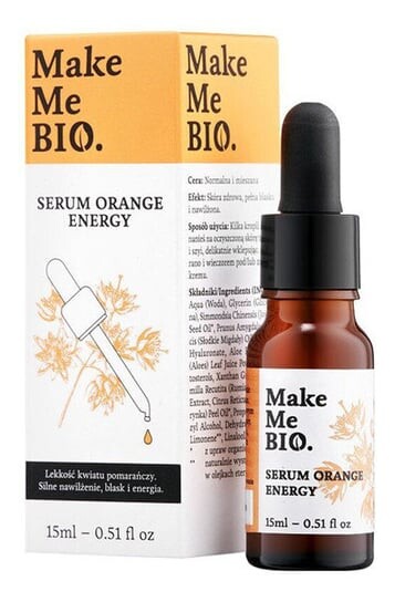 Сыворотка для лица, 15 мл Make Me Bio, Orange Energy
Сыворотка для лица, 15 мл Make Me Bio, Orange Energy