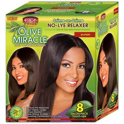 Olive Miracle Super Deep Conditioning No-Lye Relaxer Kit - 8 шт African Pride
Olive Miracle Super Deep Conditioning No-Lye Relaxer Kit - 8 шт African Pride