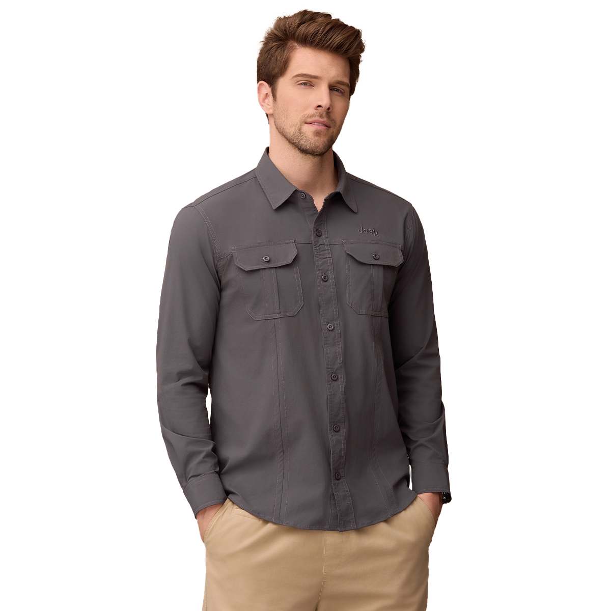 Мужская рубашка Jeep, темно-серый
Мужская рубашка Jeep, темно-серый