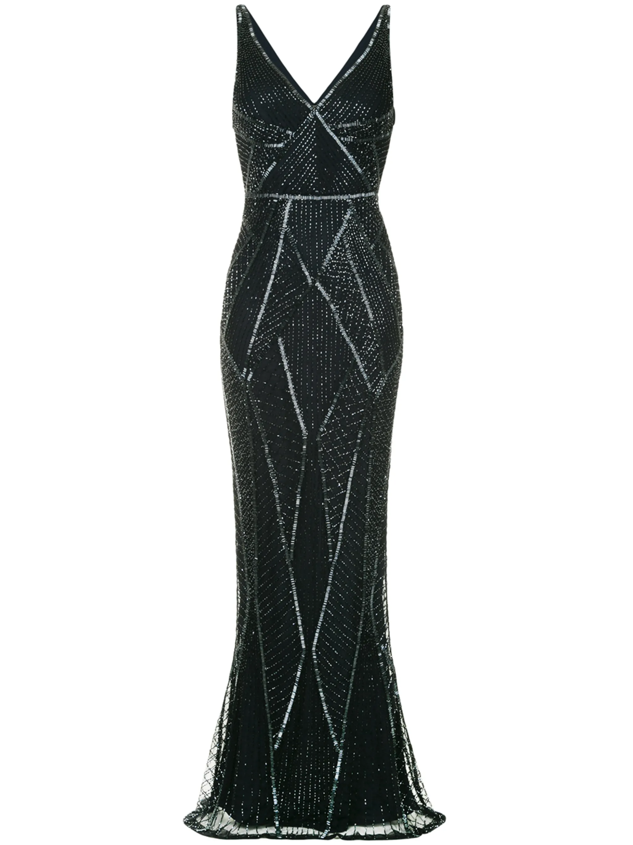 Длинное платье с украшением из бусин Rachel Gilbert, синий
Длинное платье с украшением из бусин Rachel Gilbert, синий