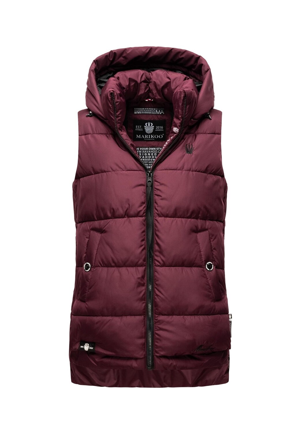 Стеганый жилет Заринаа MARIKOO, цвет Wine
Стеганый жилет Заринаа MARIKOO, цвет Wine