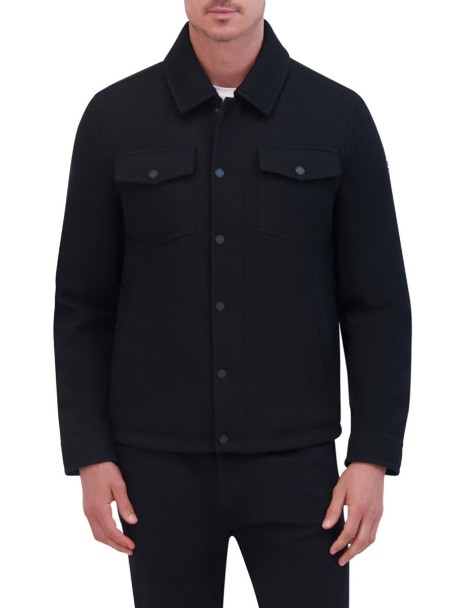 Куртка-рубашка из твила Kenneth Cole, черный
Куртка-рубашка из твила Kenneth Cole, черный