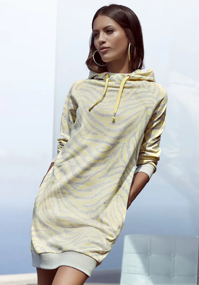 LASCANA спортивное платье с боковыми карманами, серый
LASCANA спортивное платье с боковыми карманами, серый