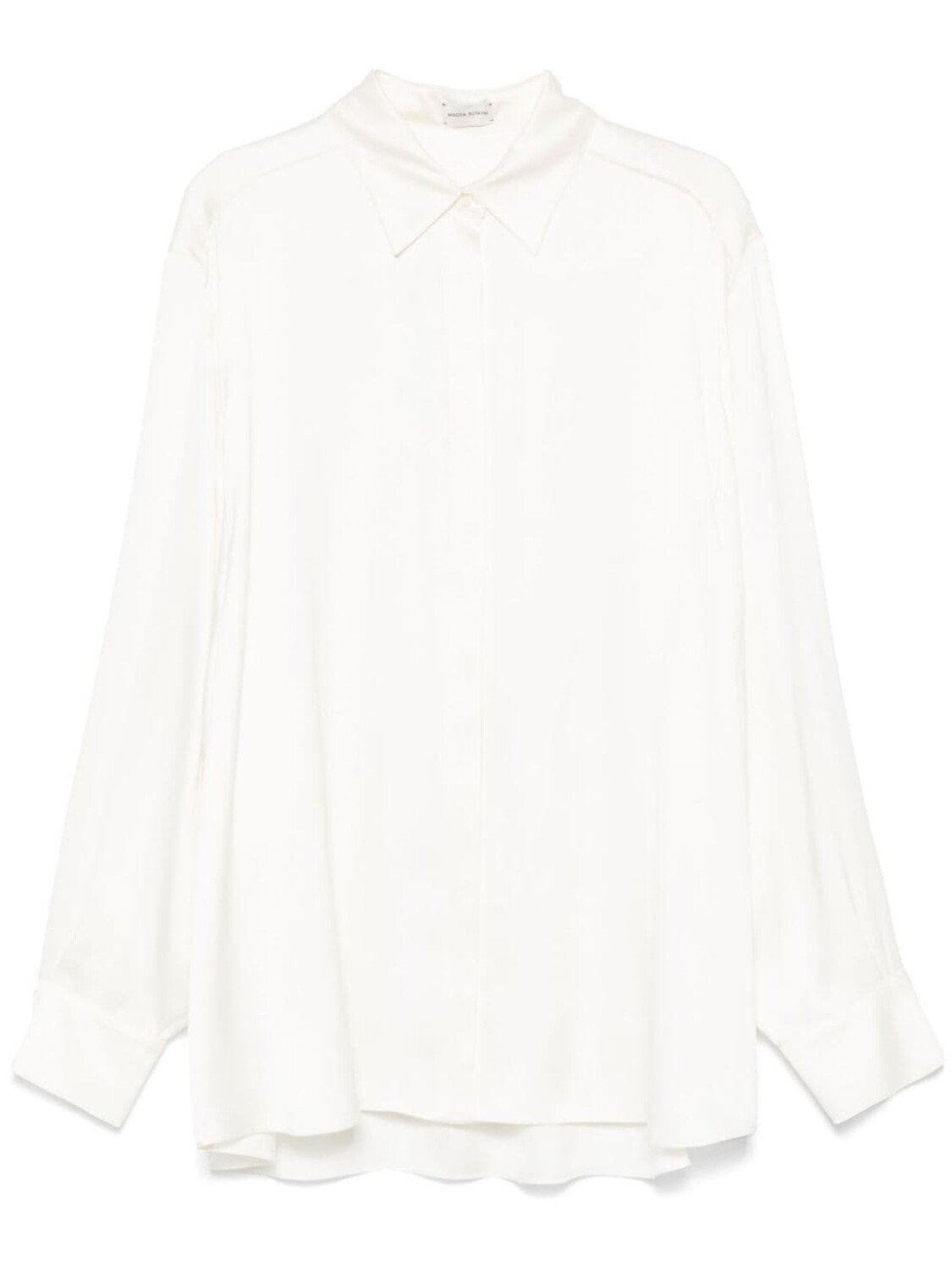 Magda Butrym атласная рубашка, нейтральный цвет
Magda Butrym атласная рубашка, нейтральный цвет