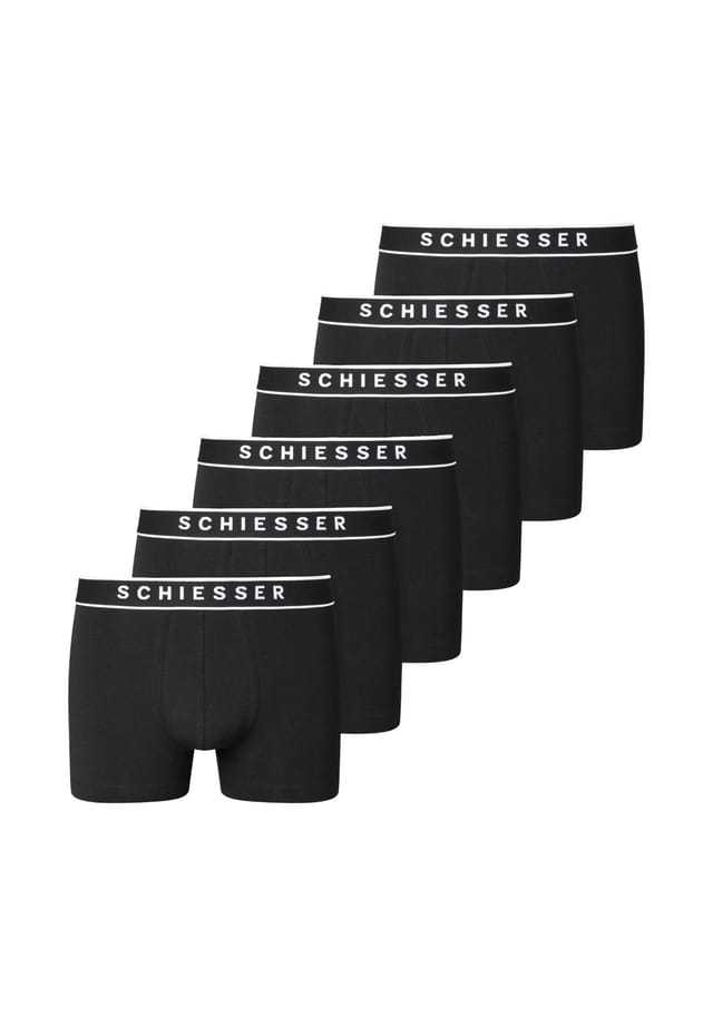 Шорты в стиле ретро / брюки 6 пар в упаковке - 95/5 - органический хлопок Schiesser, черный
Шорты в стиле ретро / брюки 6 пар в упаковке - 95/5 - органический хлопок Schiesser, черный
