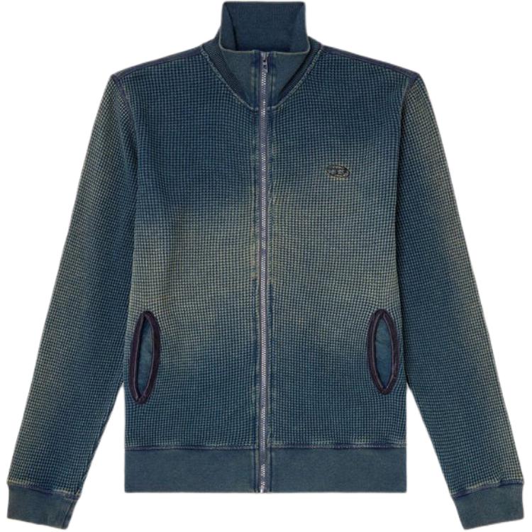 Waffle knit Cardigan DIESEL, синий
Waffle knit Cardigan DIESEL, синий