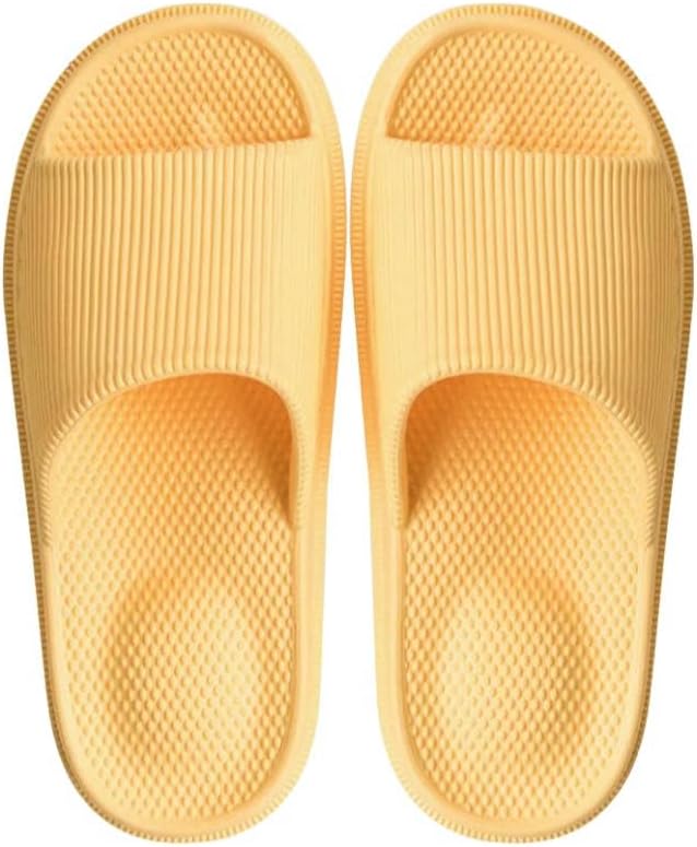 Тапочки DMMWCX с массажным эффектом и противоскользящей подошвой, женские EVA домашние и банные тапочки, мужские водонепроницаемые банные сандалии, желтый
Тапочки DMMWCX с массажным эффектом и противоскользящей подошвой, женские EVA домашние и банные тапочки, мужские водонепроницаемые банные сандалии, желтый
