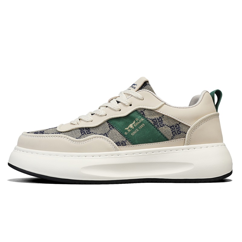 Амортизирующие, противоскользящие, износостойкие, дышащие, легкие, увеличивающие рост, низкие повседневные туфли для мужчин G.N.SHIJIA, Beige Blue
Амортизирующие, противоскользящие, износостойкие, дышащие, легкие, увеличивающие рост, низкие повседневные туфли для мужчин G.N.SHIJIA, Beige Blue