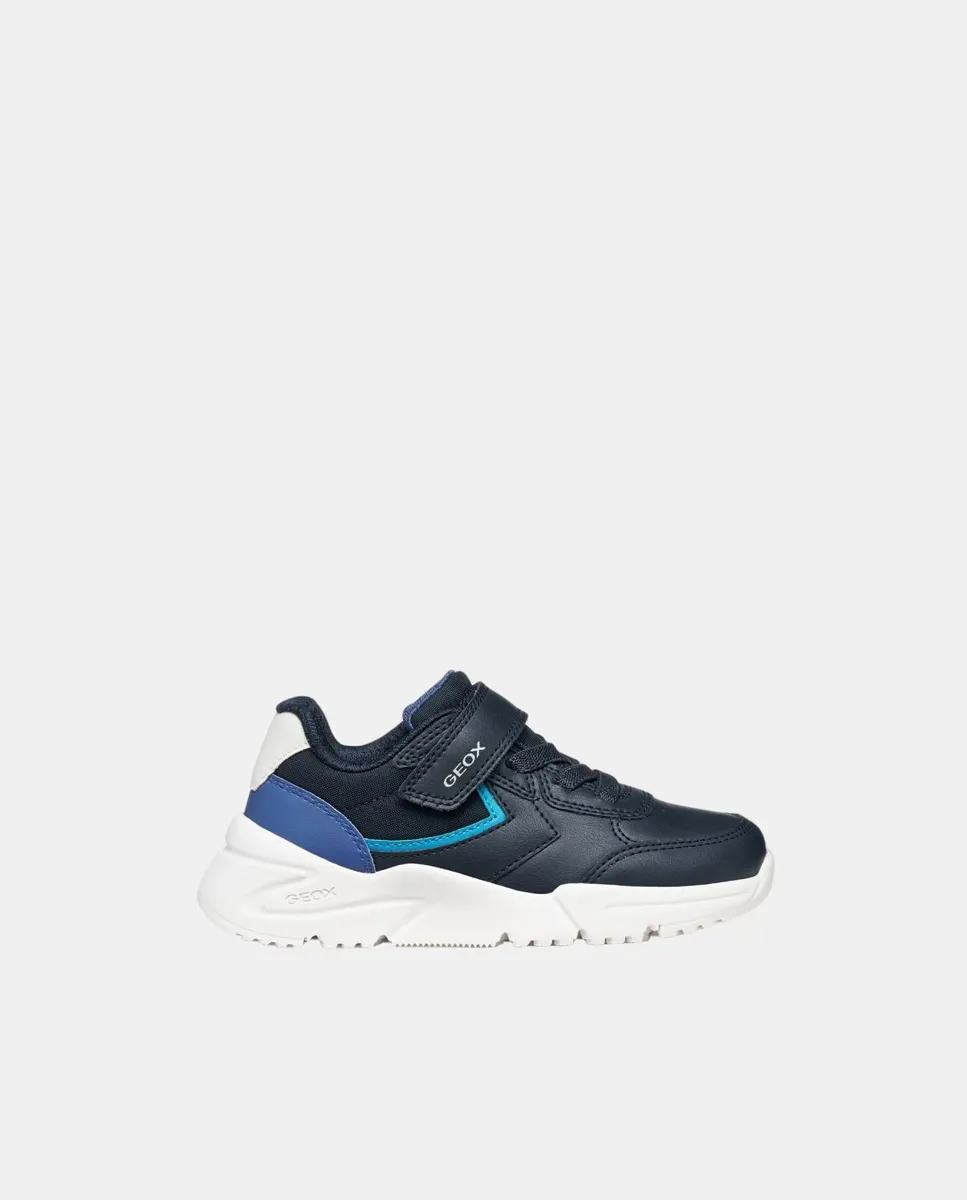 Дышащая спортивная обувь для мальчика Geox, темно-синий
Дышащая спортивная обувь для мальчика Geox, темно-синий