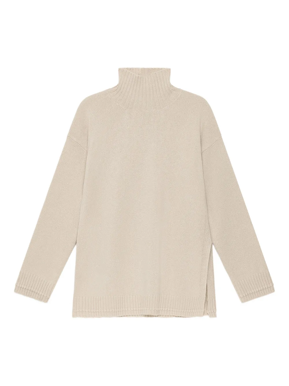 Свитер с высоким воротником и разрезами Maliparmi, нейтральный
Свитер с высоким воротником и разрезами Maliparmi, нейтральный