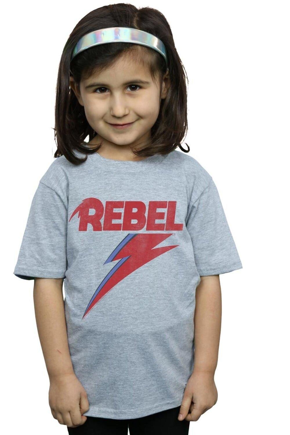 Хлопковая футболка с потертостями Rebel David Bowie, серый
Хлопковая футболка с потертостями Rebel David Bowie, серый