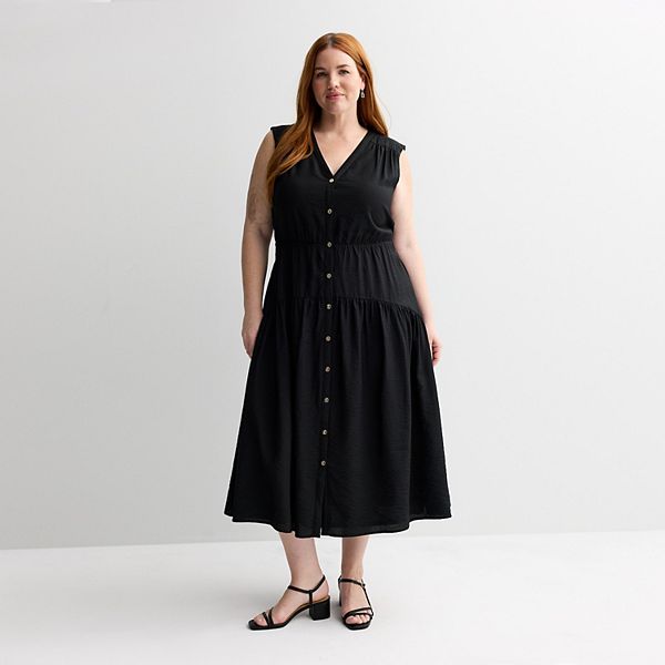 Платье миди на пуговицах Plus size Nine West, Mineral Black
Платье миди на пуговицах Plus size Nine West, Mineral Black