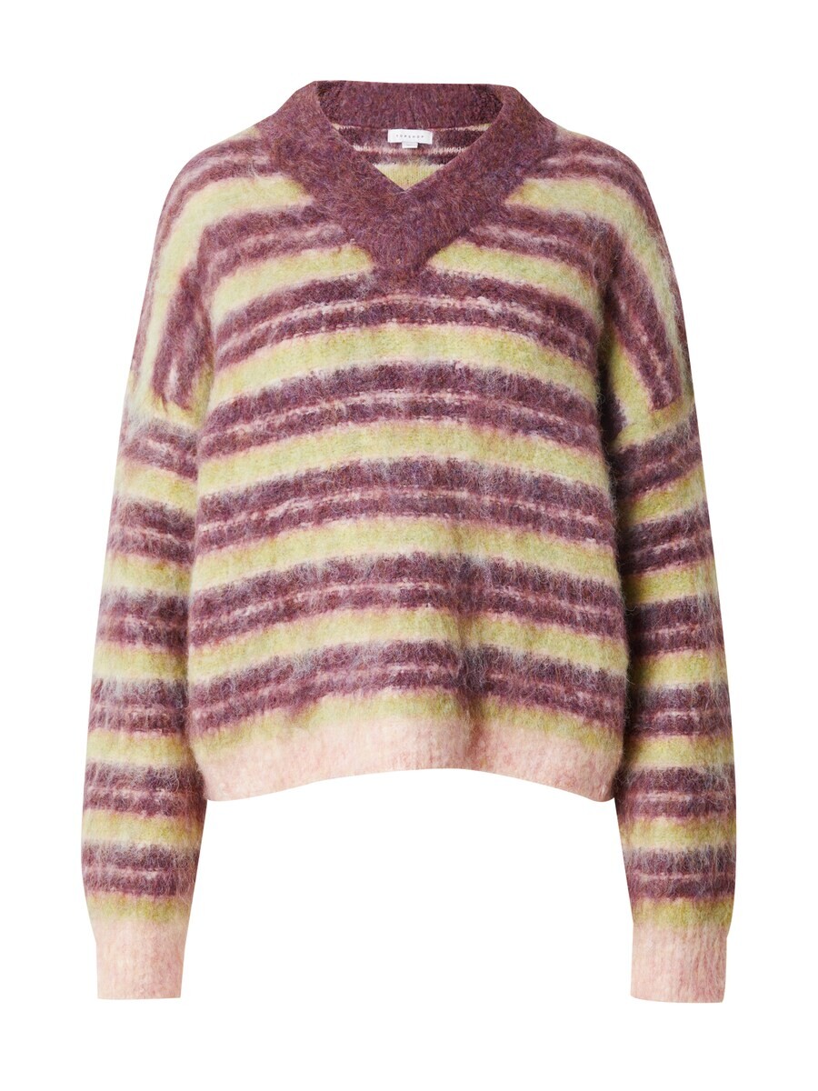 Тонкий вязаный свитер TOPSHOP Sweater, цвет light green/rose/pitaya 
Тонкий вязаный свитер TOPSHOP Sweater, цвет light green/rose/pitaya