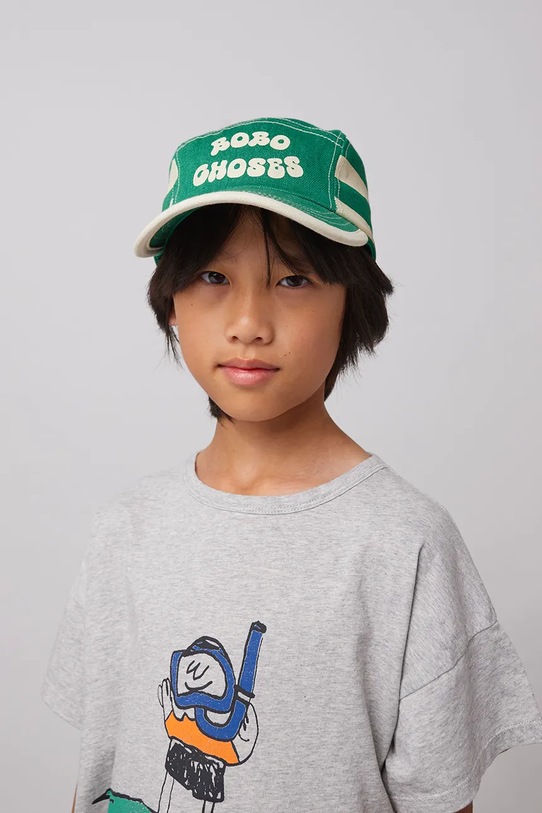 Детская хлопковая кепка с козырьком Bobo Choses, зеленый
Детская хлопковая кепка с козырьком Bobo Choses, зеленый