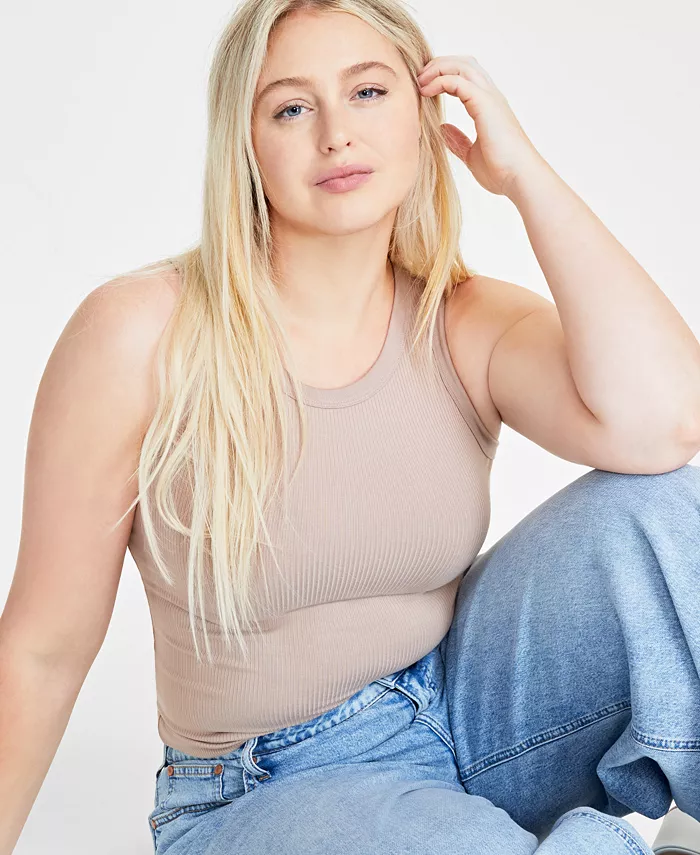 Женская ребристая майка с высоким воротом, XXS-4X On 34th
Женская ребристая майка с высоким воротом, XXS-4X On 34th