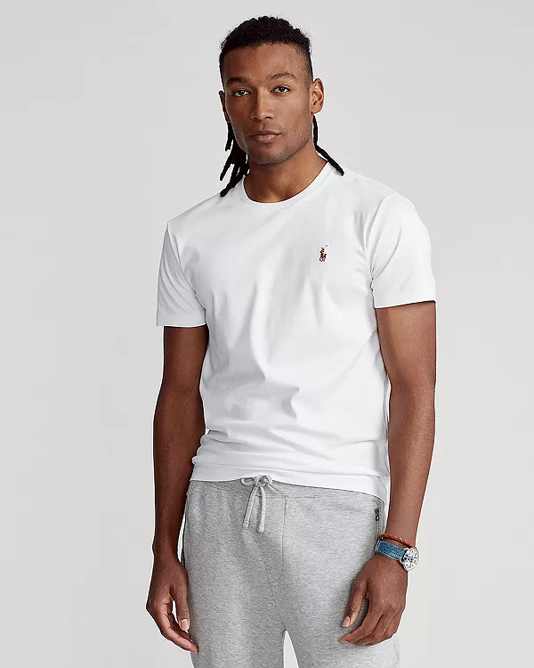 Хлопковая футболка с вышитым логотипом Polo Ralph Lauren, белый
Хлопковая футболка с вышитым логотипом Polo Ralph Lauren, белый