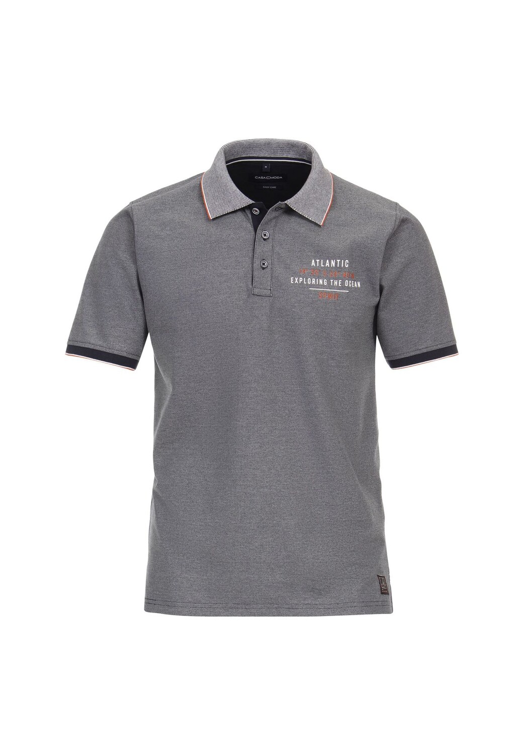 Мужская однотонная рубашка-поло CASAMODA, цвет Graues Mittelblau
Мужская однотонная рубашка-поло CASAMODA, цвет Graues Mittelblau