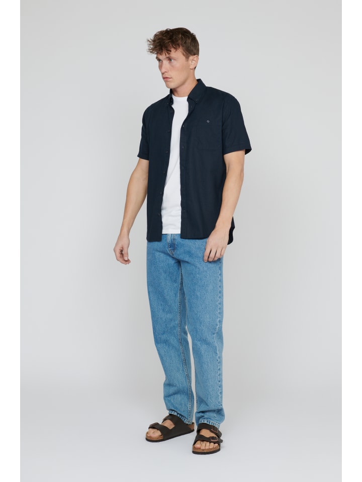 Рубашка MAtrostol с короткими рукавами, прямого кроя, темно-синего цвета. Matinique
Рубашка MAtrostol с короткими рукавами, прямого кроя, темно-синего цвета. Matinique