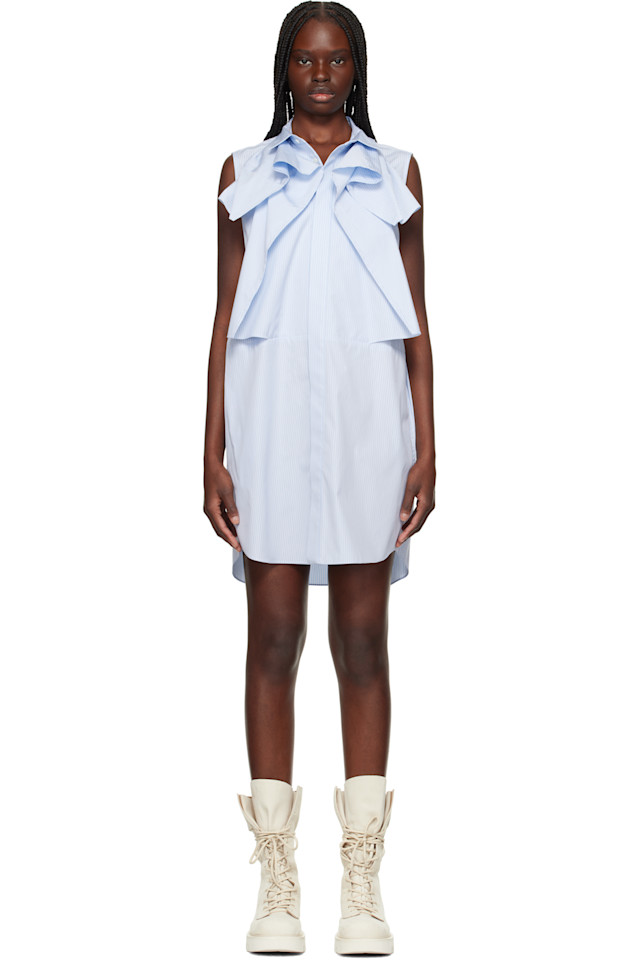 Поплиновое мини-платье Sacai, синий
Поплиновое мини-платье Sacai, синий