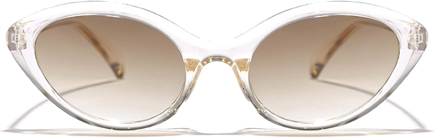 Винтажные женские солнцезащитные очки «кошачий глаз», винтажные солнцезащитные очки в маленькой оправе для мужчин, роскошные очки для путешествий на открытом воздухе, защита от ультрафиолета UV400 mincl, Clear Brown
Винтажные женские солнцезащитные очки «кошачий глаз», винтажные солнцезащитные очки в маленькой оправе для мужчин, роскошные очки для путешествий на открытом воздухе, защита от ультрафиолета UV400 mincl, Clear Brown