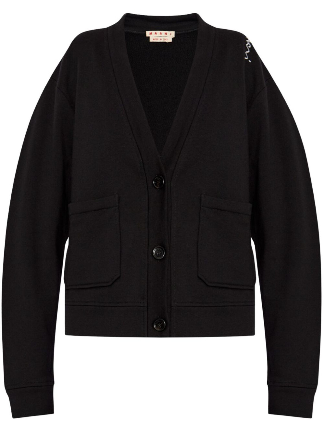 Marni кардиган с вышитым логотипом, черный
Marni кардиган с вышитым логотипом, черный