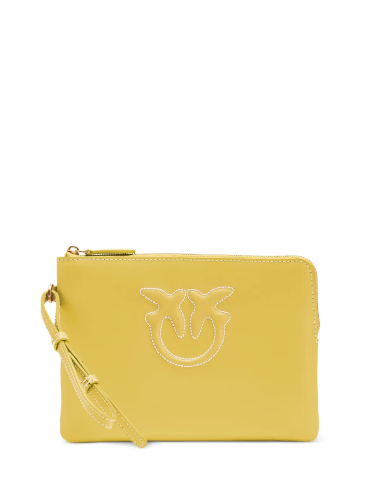 Клатч на молнии PINKO, желтый
Клатч на молнии PINKO, желтый