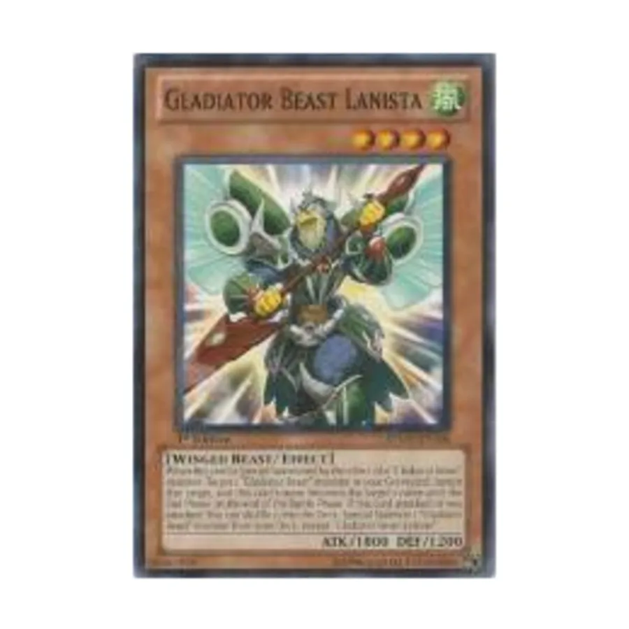 CCG Зверь-гладиатор Ланиста (Обычный), Yu-Gi-Oh - Ra Yellow Mega-Pack - Singles 
CCG Зверь-гладиатор Ланиста (Обычный), Yu-Gi-Oh - Ra Yellow Mega-Pack - Singles