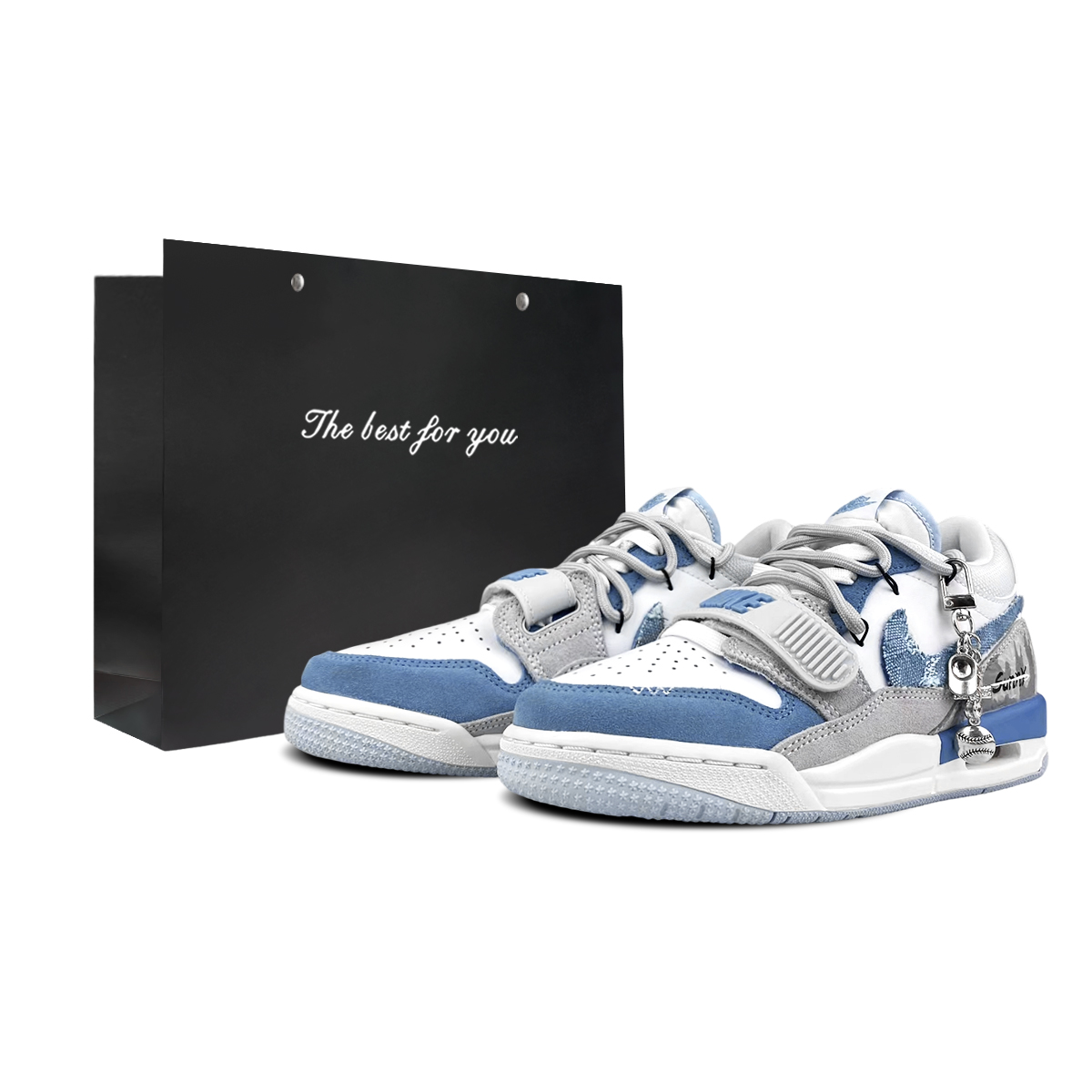 Legacy 312 Blue Gray Sky пряжа мид-топ детские баскетбольные кроссовки белый унисекс Jordan, белый/синий
Legacy 312 Blue Gray Sky пряжа мид-топ детские баскетбольные кроссовки белый унисекс Jordan, белый/синий