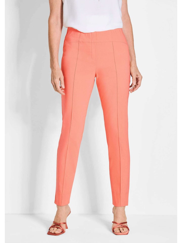 Тканевые брюки GOLDNER, цвет pfirsich 
Тканевые брюки GOLDNER, цвет pfirsich