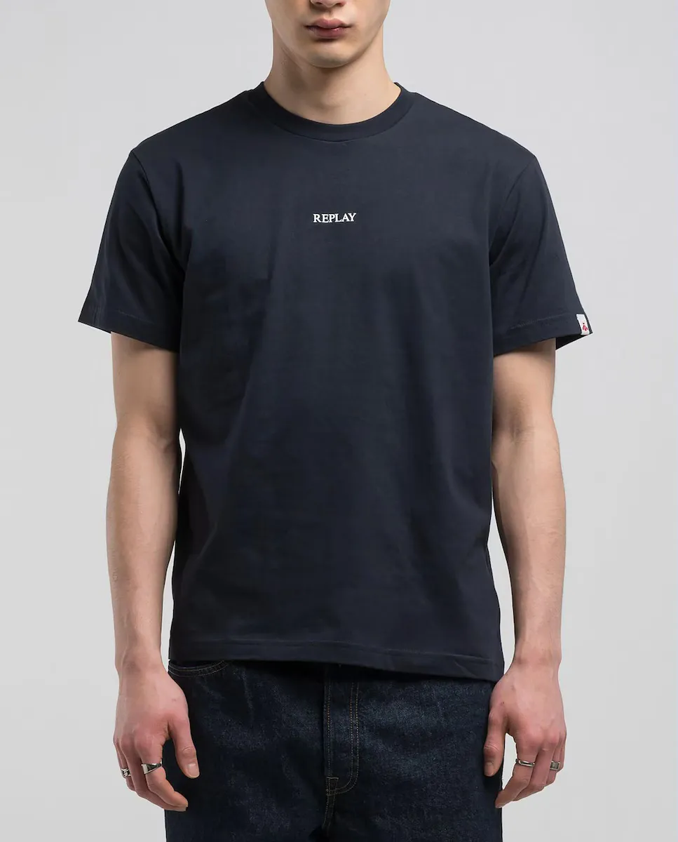 Мужская футболка с коротким рукавом и круглым вырезом Replay, темно-синий
Мужская футболка с коротким рукавом и круглым вырезом Replay, темно-синий