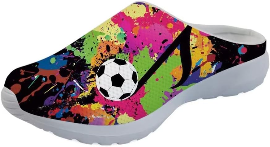 Женские слипоны-мюли Forchrinse Black Bat Cobweb, мужские садовые сабо, сетчатые прогулочные туфли для повседневной носки, работы и спортзала, Splatter Tie Dye Football Music
Женские слипоны-мюли Forchrinse Black Bat Cobweb, мужские садовые сабо, сетчатые прогулочные туфли для повседневной носки, работы и спортзала, Splatter Tie Dye Football Music