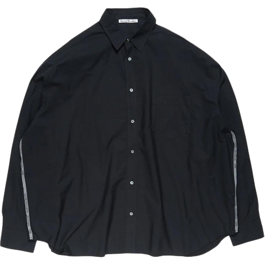 Acne Studios Мужская рубашка с черными лацканами, средней высоты
Acne Studios Мужская рубашка с черными лацканами, средней высоты