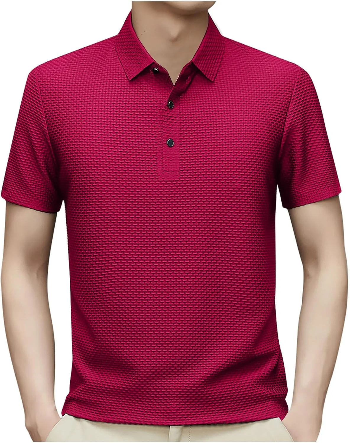 Мужская поло Bubble Jacquard с коротким рукавом, легкая и дышащая QUNPIU
Мужская поло Bubble Jacquard с коротким рукавом, легкая и дышащая QUNPIU