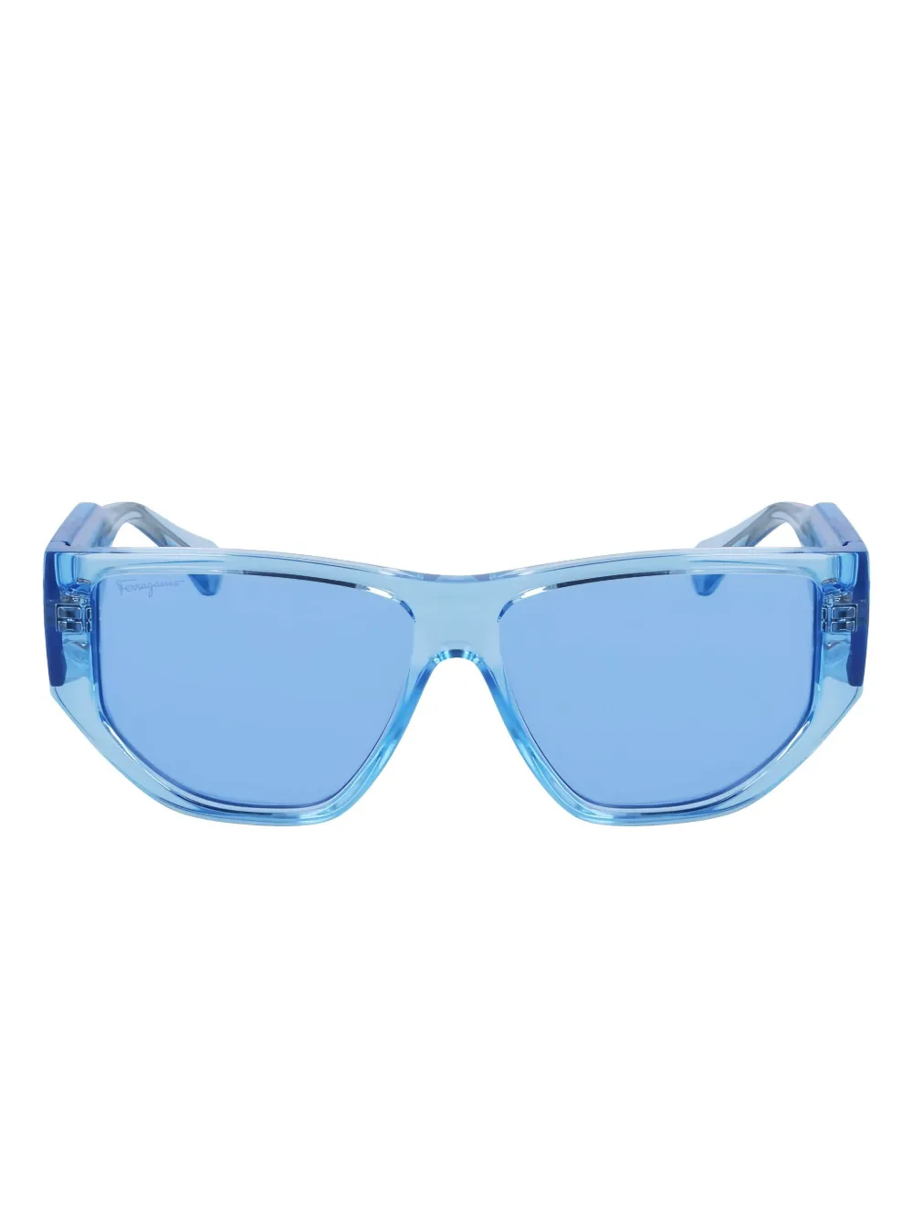 Солнцезащитные очки в геометрической оправе Ferragamo Eyewear, синий
Солнцезащитные очки в геометрической оправе Ferragamo Eyewear, синий