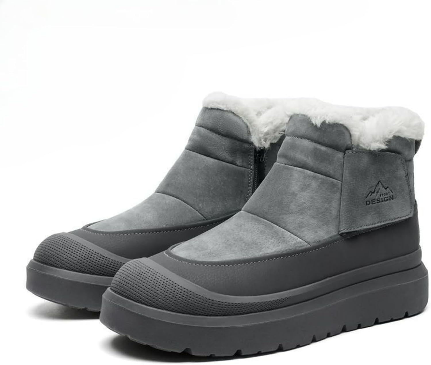 Зимние модные ботинки MACEFIL для мужчин и женщин, водонепроницаемые, с утепленной меховой подкладкой, противоскользящие, теплые, для прогулок на улице, серый
Зимние модные ботинки MACEFIL для мужчин и женщин, водонепроницаемые, с утепленной меховой подкладкой, противоскользящие, теплые, для прогулок на улице, серый